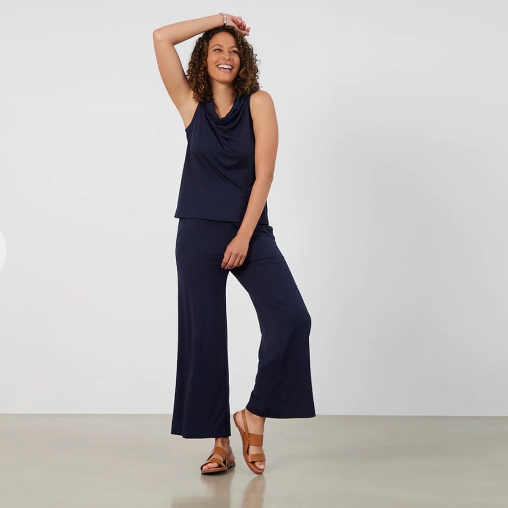 Bluffworks Threshold Wide Leg Pants - XSP, Maritime Blue (NWT) - Picture 10 of 10